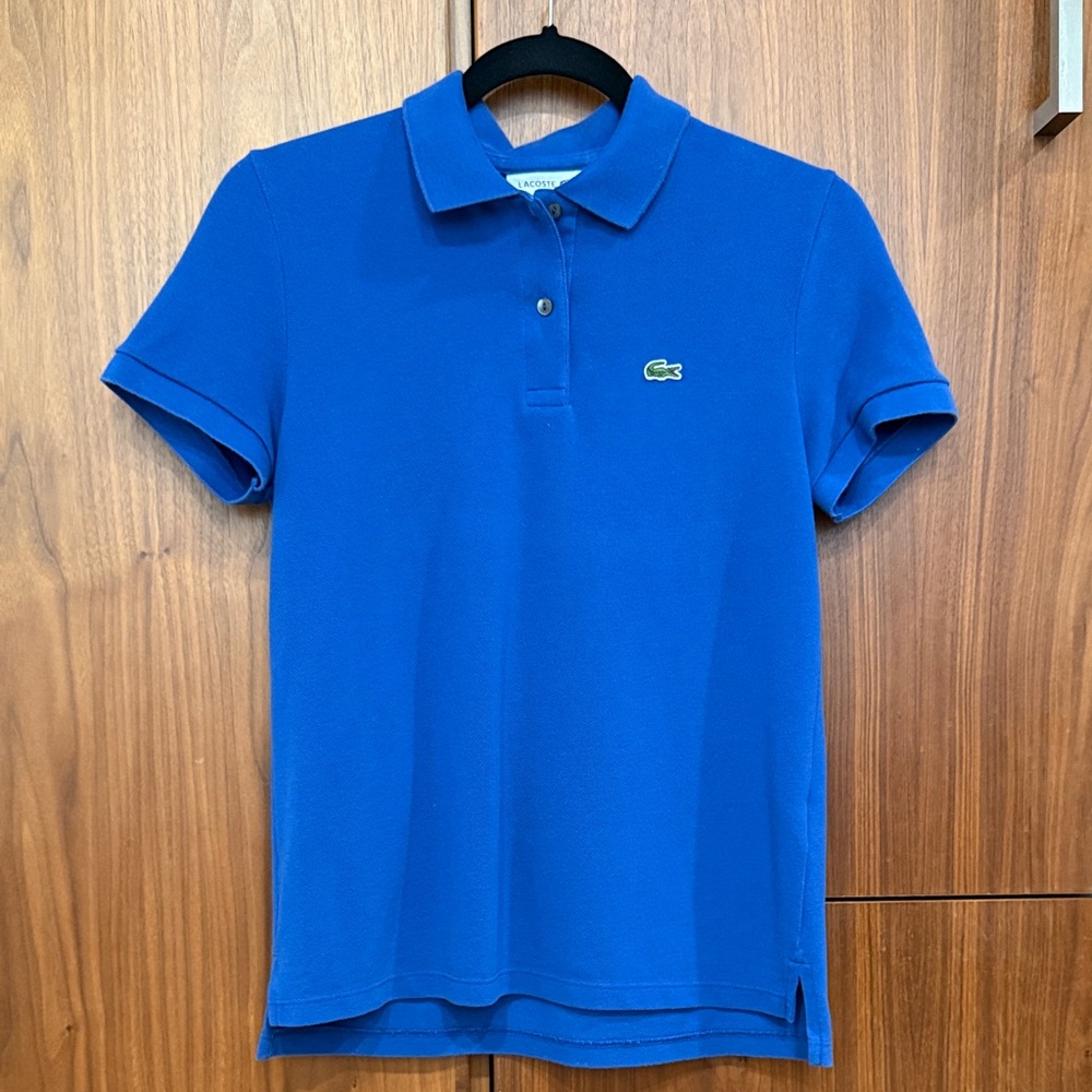 Lacoste Blue Polo Shirt Classic Fit Women’s